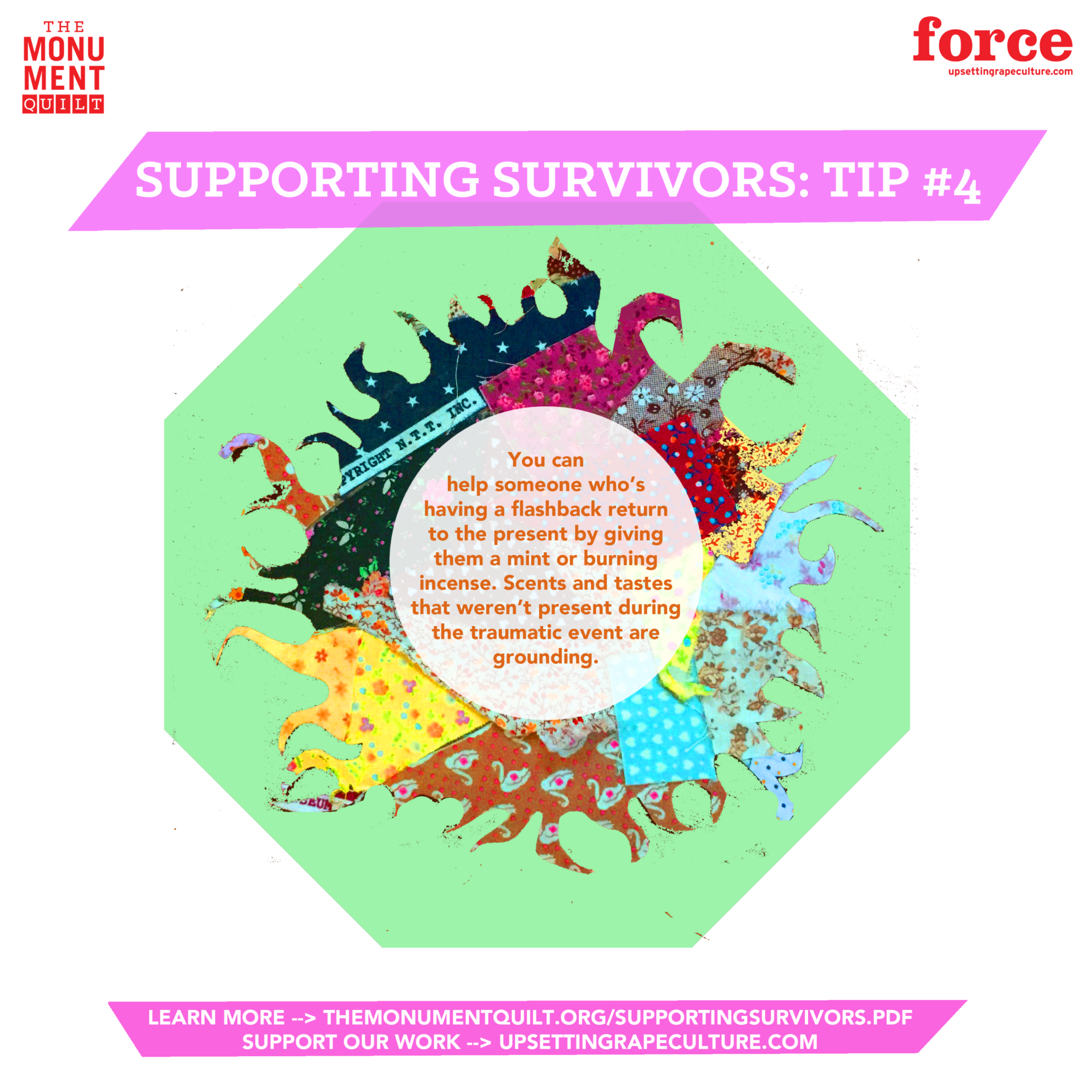 Supporting Survivors – FORCE: Upsetting Rape Culture